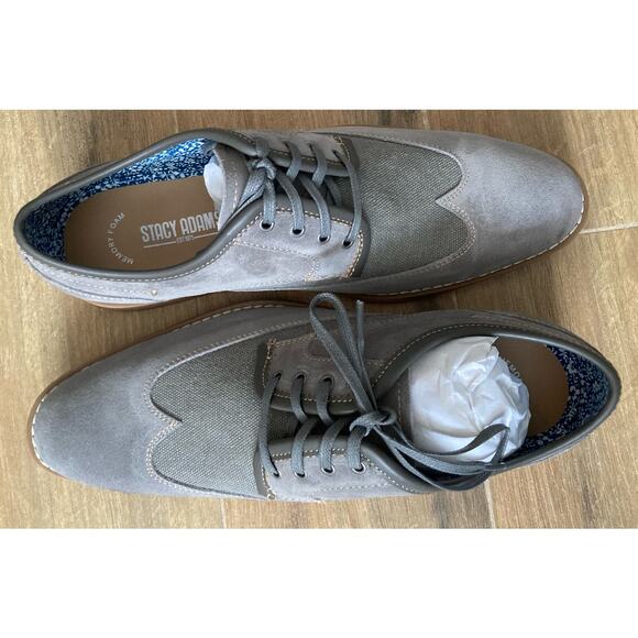 Stacy Adams Wickley Men\'s Shoes 8M Gray main image 11